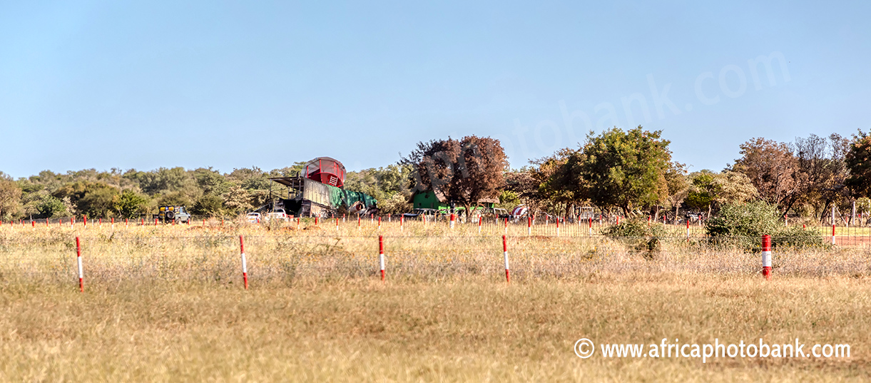 Matsieng Aerodrome in Rasesa plane