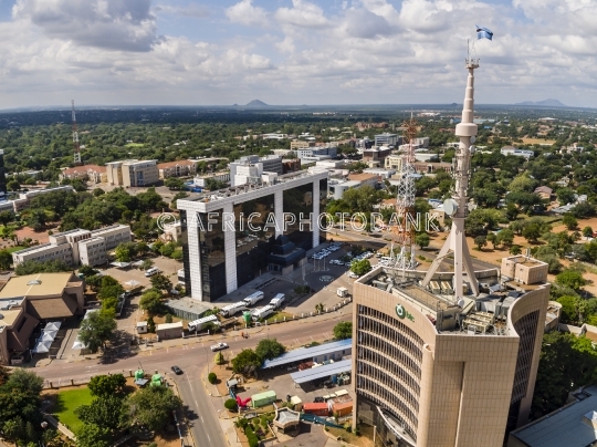 Main mall, Gaborone, Botswana