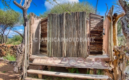 African house in a village