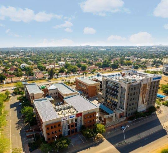 Barclays Bank aerial Gaborone