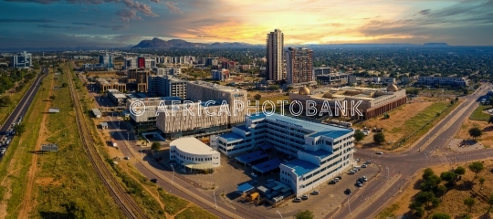 CBD Botswana aerial