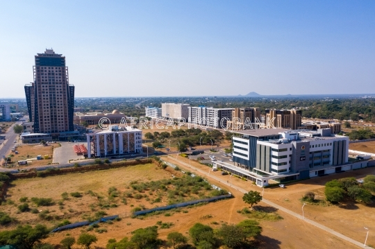 Central Business District in Gaborone