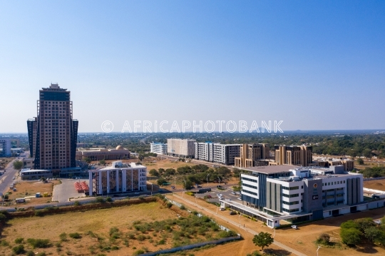 Central Business District in Gaborone