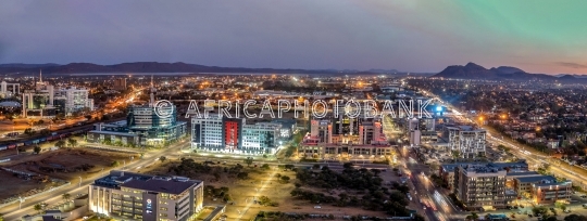 Gaborone by night