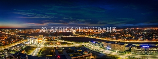 Gaborone by night